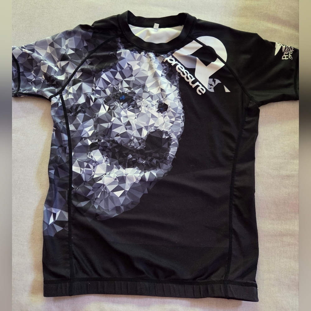 Black Graphic Kids Shirt